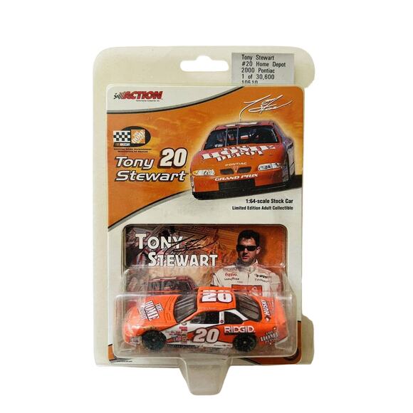2000 Action Diecast 1:64th HOME DEPOT Tony Stewart #20 NASCAR Limited Edition - Picture 1 of 3